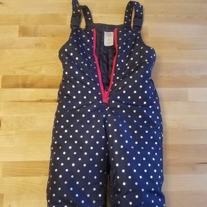 Carter's 3T Girls Snow Bib Overalls